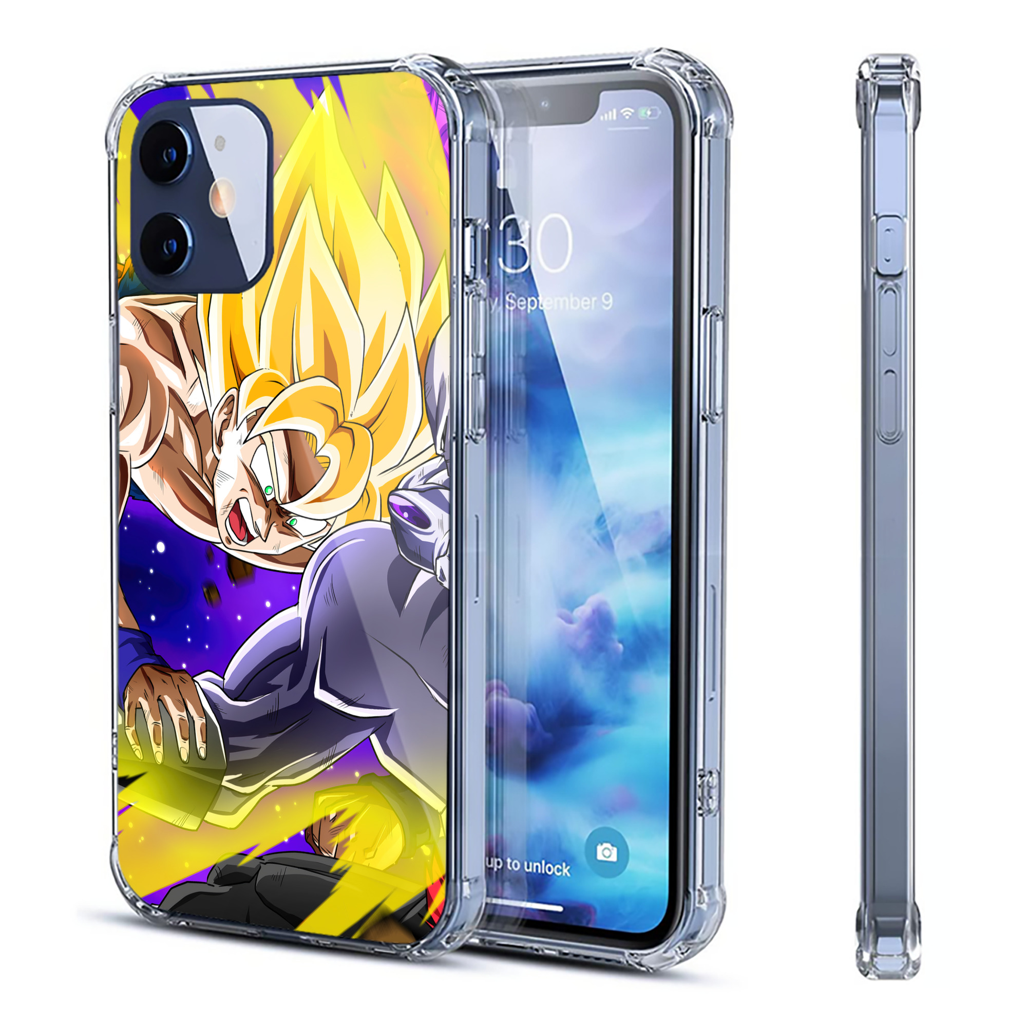 （画像用） ドラゴンボール DRAGON BALL 【iPhone 12シリーズ対応】透明スマホケース（クリアソフトケース）